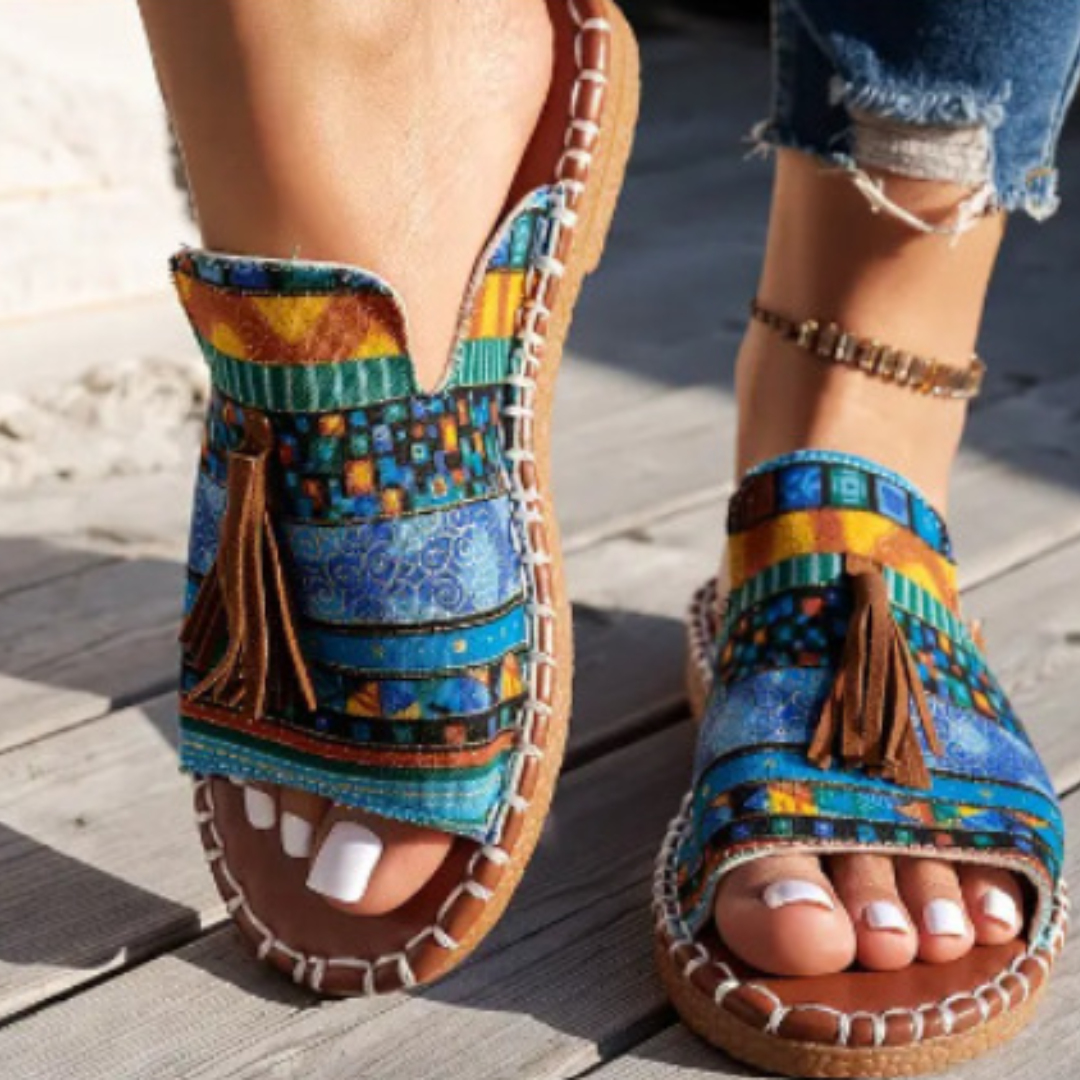 Leena | Bekväma platta sandaler