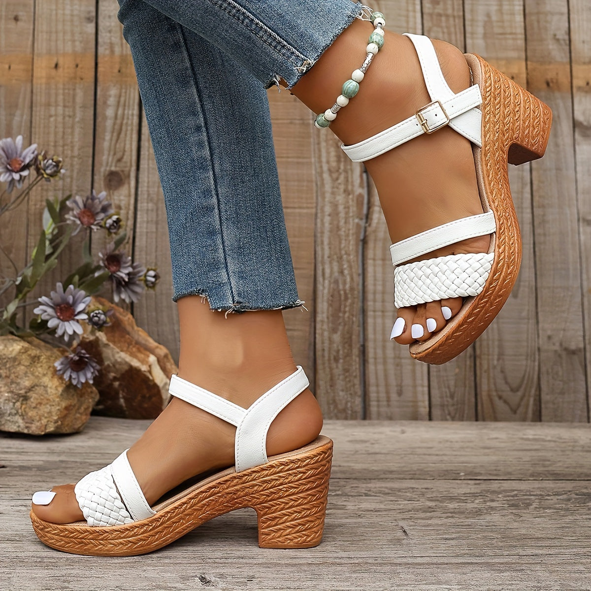 Caroline | Flätade Sandaler