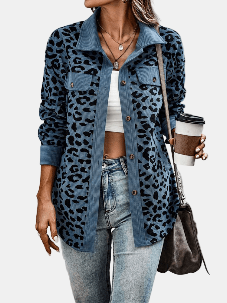 Coraline | Leopardmönstrad Jacka
