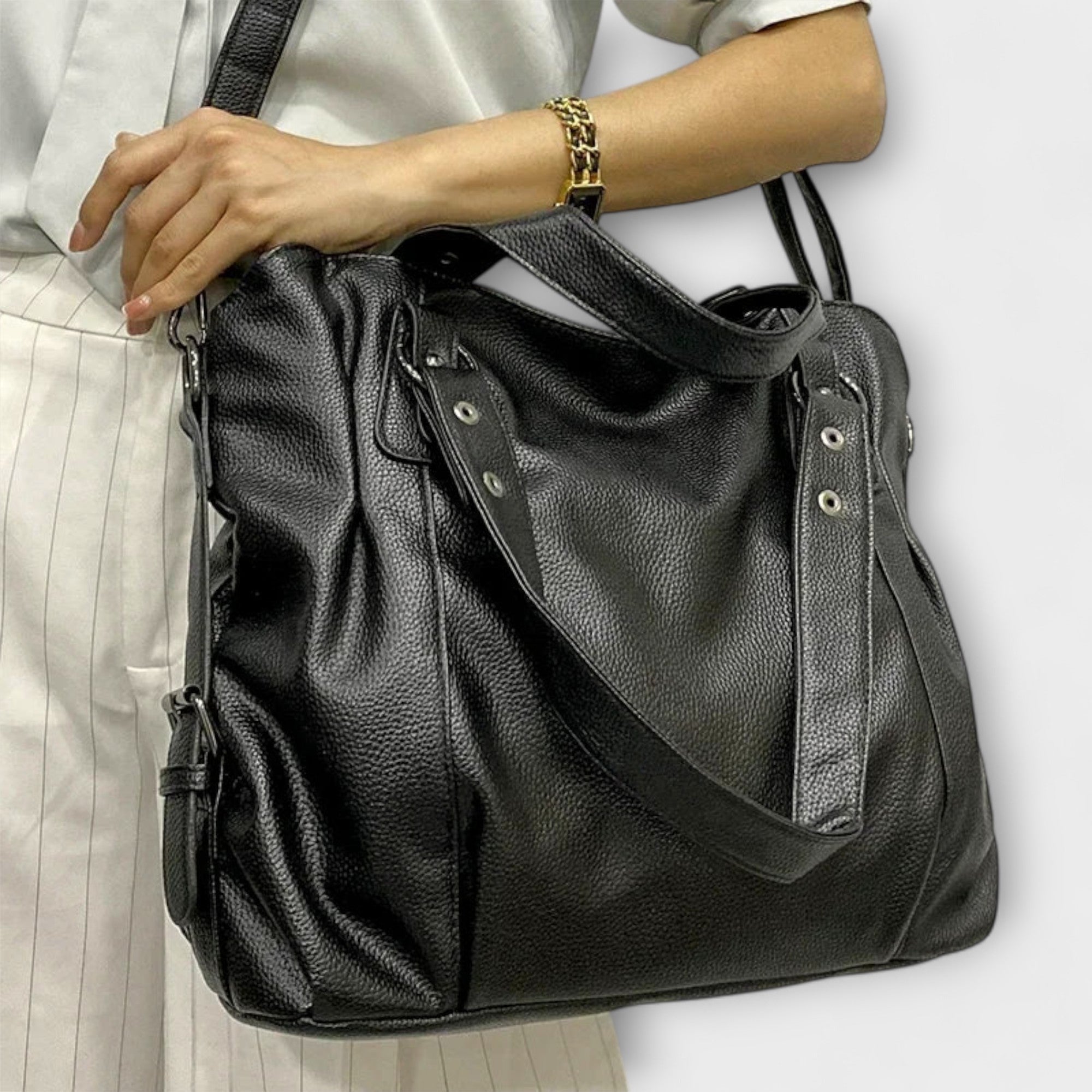 Mevia - Elegant Hobo Axelväska