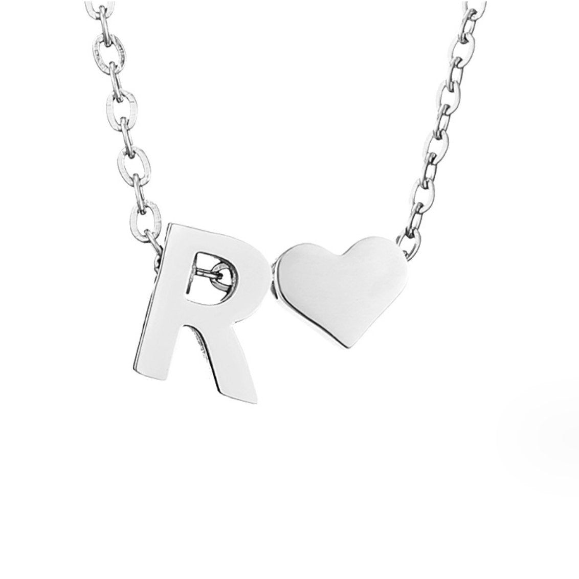 YAHNA | BREV INITIAL SILVER HÄNGSmycke