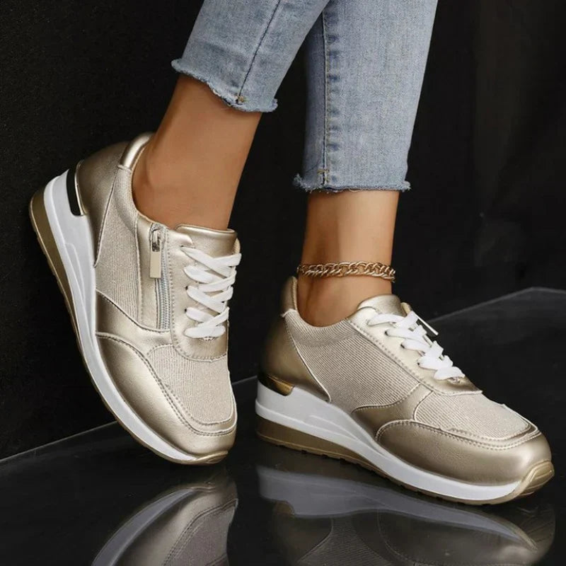 Anite™ – Nya ortopediska sneakers för kvinnor med snörning och sidodragkedja