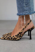 LEOPARD SLINGBACK HÄLAR