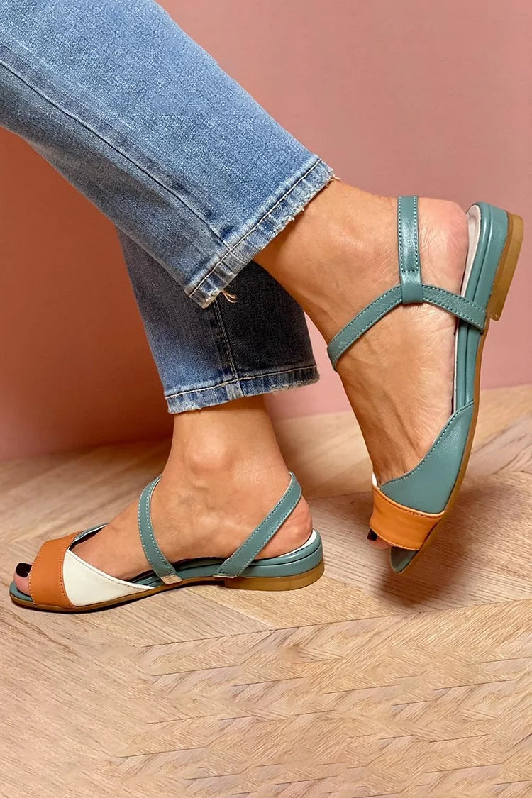 SANDALER MED FÄRGBLOCK