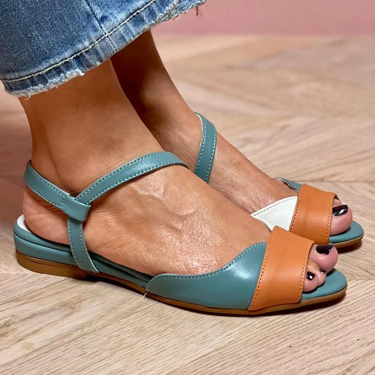 SANDALER MED FÄRGBLOCK