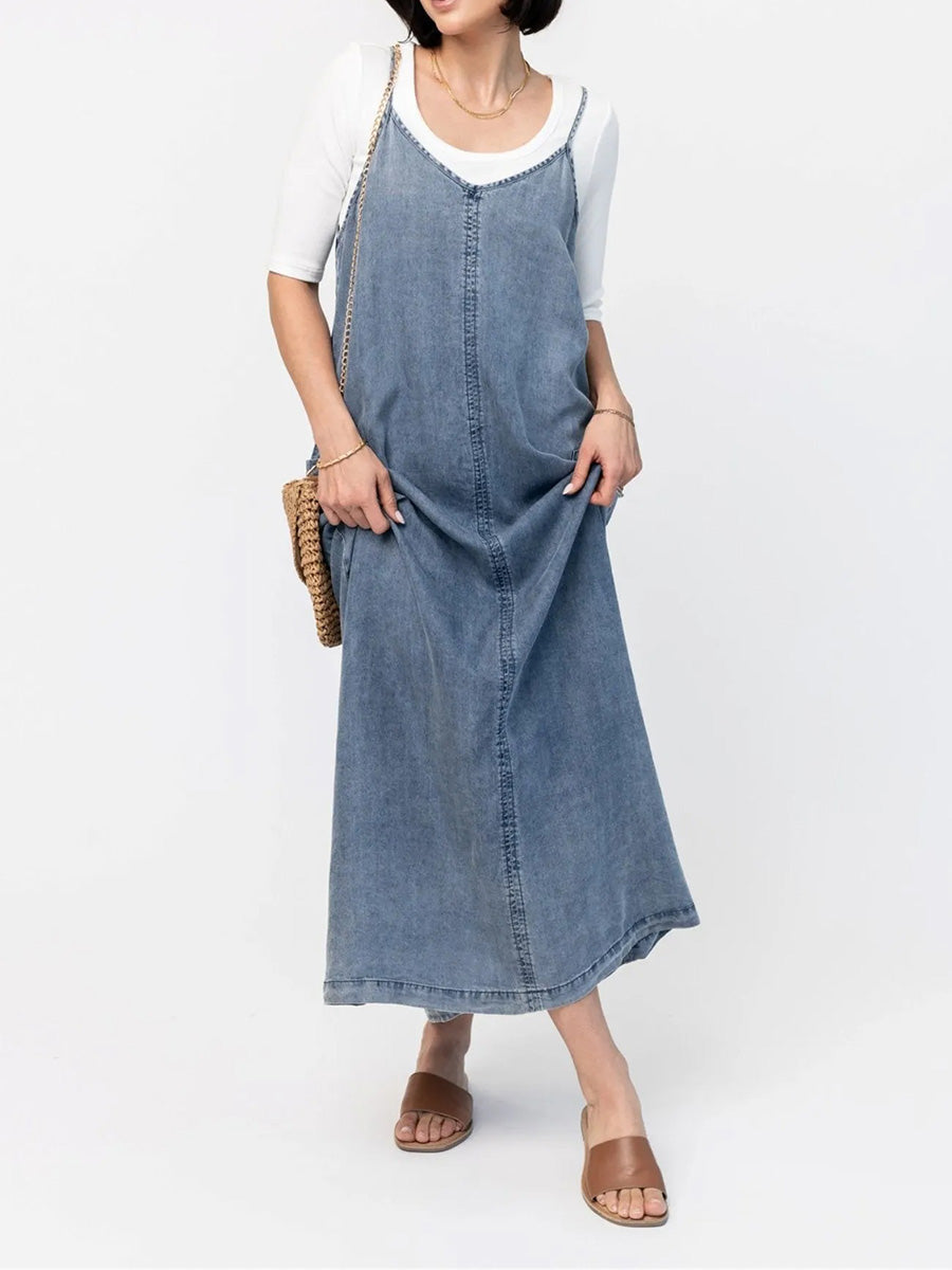 GLACEL | STILIG LOOSE MAXI KLÄNNING