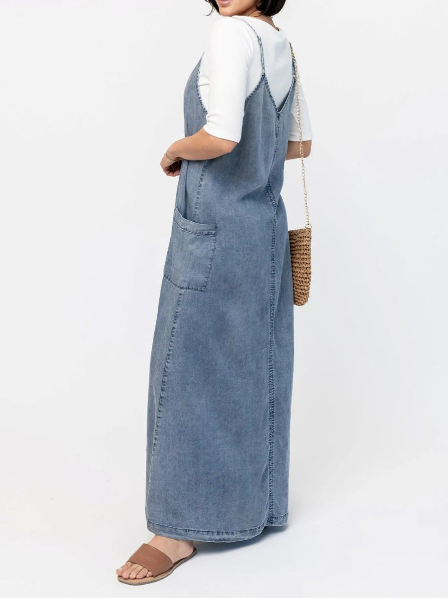 GLACEL | STILIG LOOSE MAXI KLÄNNING