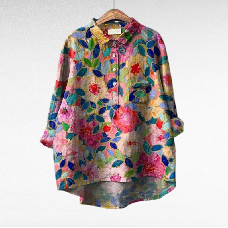 Claire | Elegant Linne Sommarblus