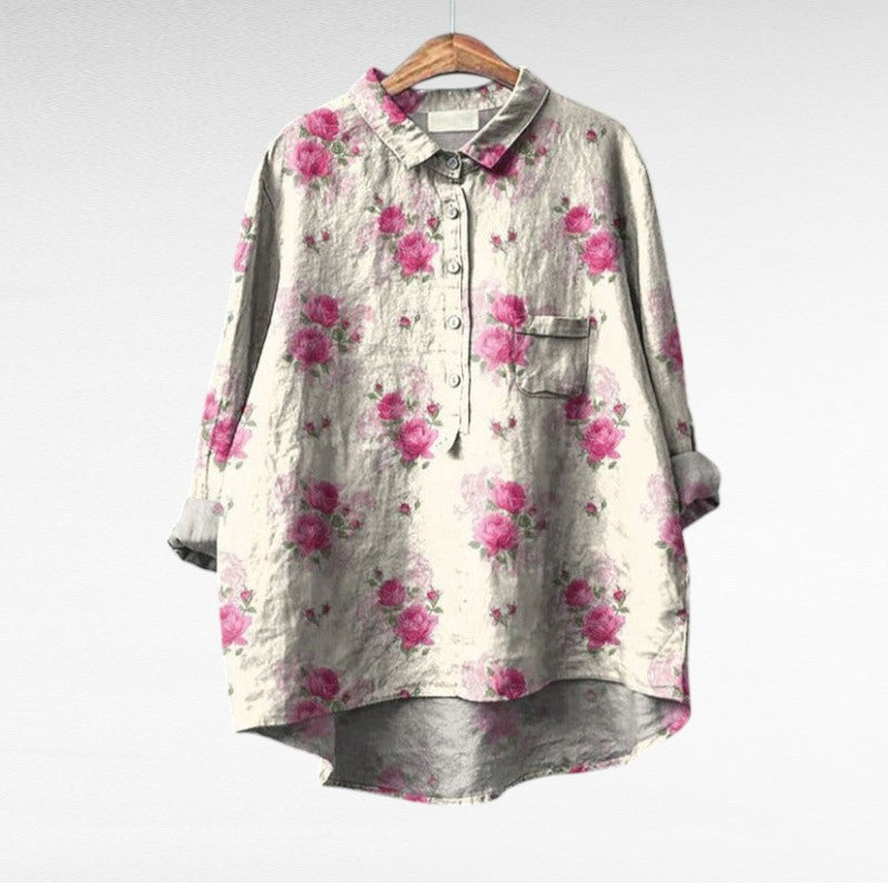 Claire | Elegant Linne Sommarblus