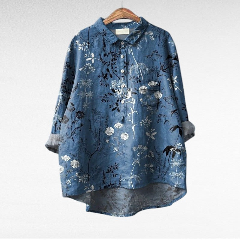 Claire | Elegant Linne Sommarblus