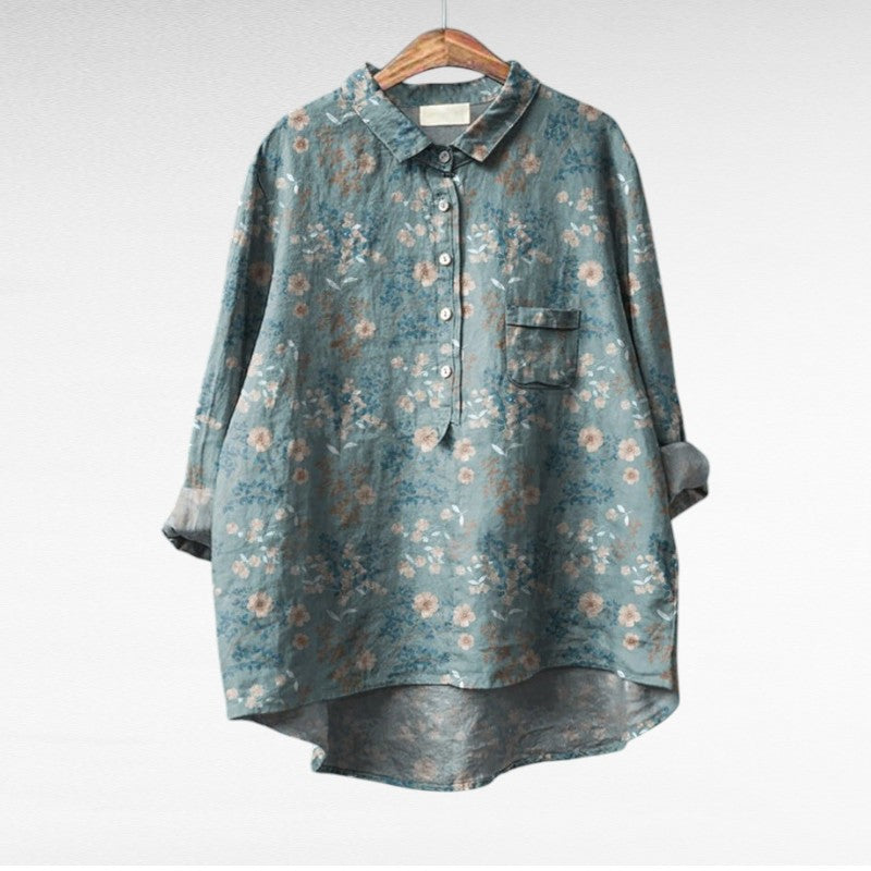 Claire | Elegant Linne Sommarblus