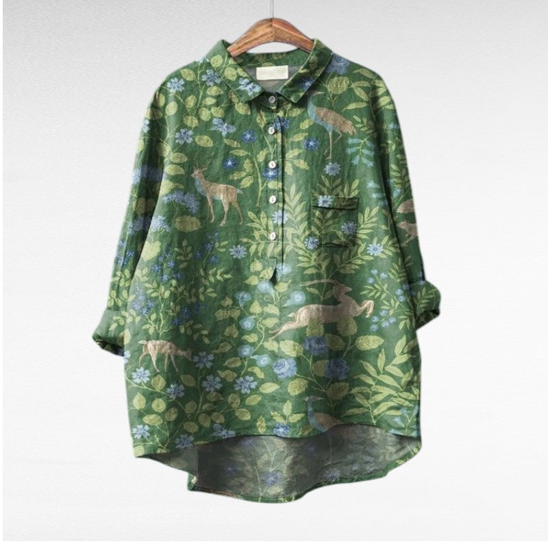 Claire | Elegant Linne Sommarblus