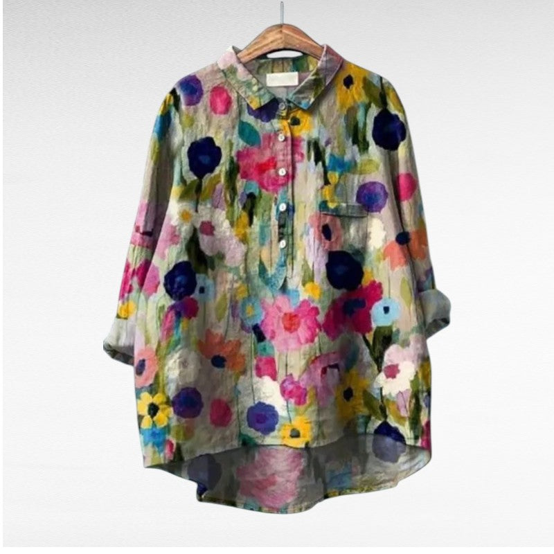 Claire | Elegant Linne Sommarblus