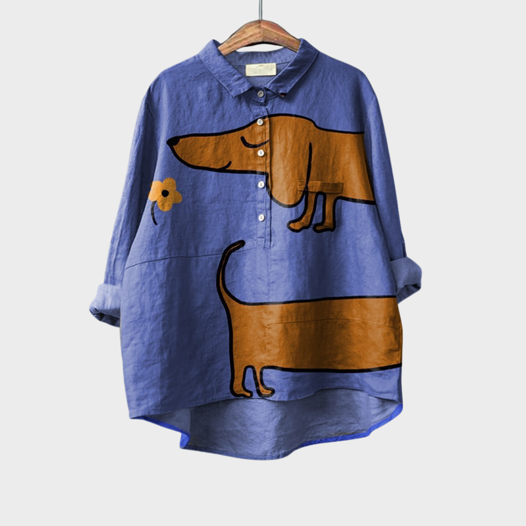 Amélie | Elegant linne sommarblus