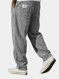 Leblanc™ | Herrebyxor i ribbad velour