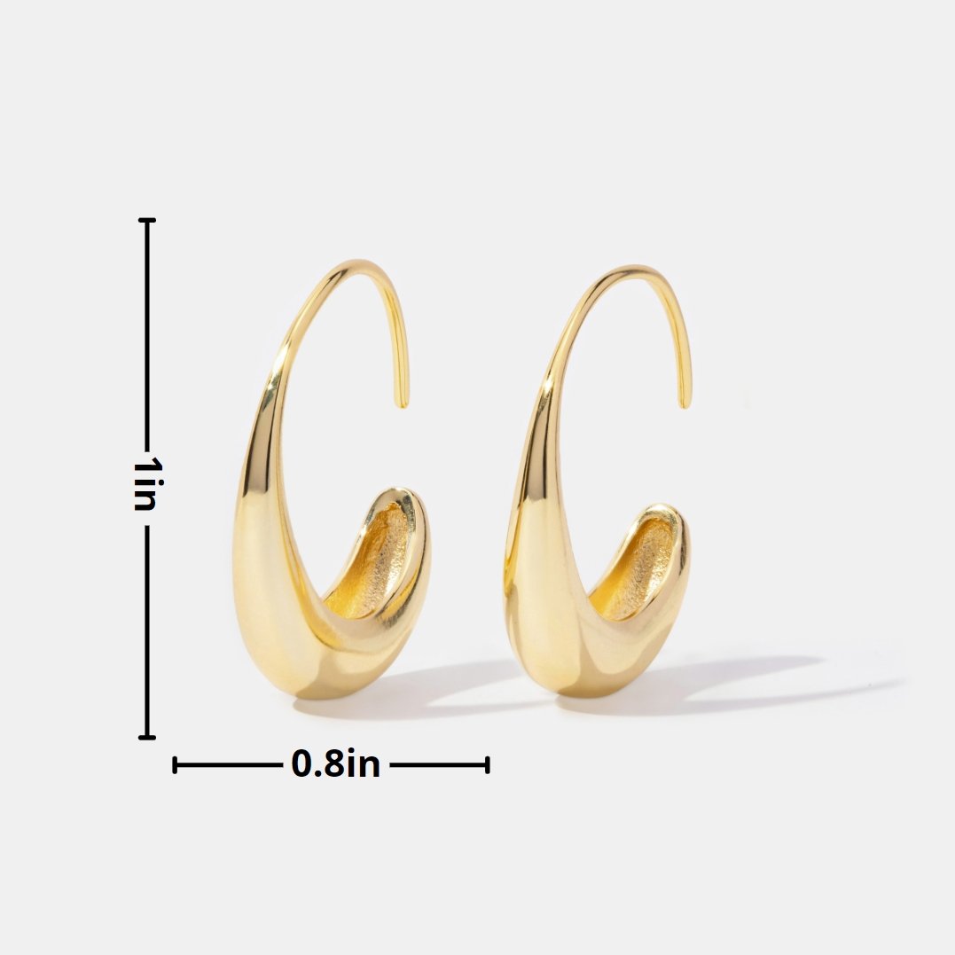 CAMILLE | DROP HOOP ÖRHÄNGEN