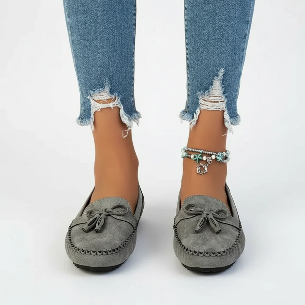 Ortopediska slip-on-loafers