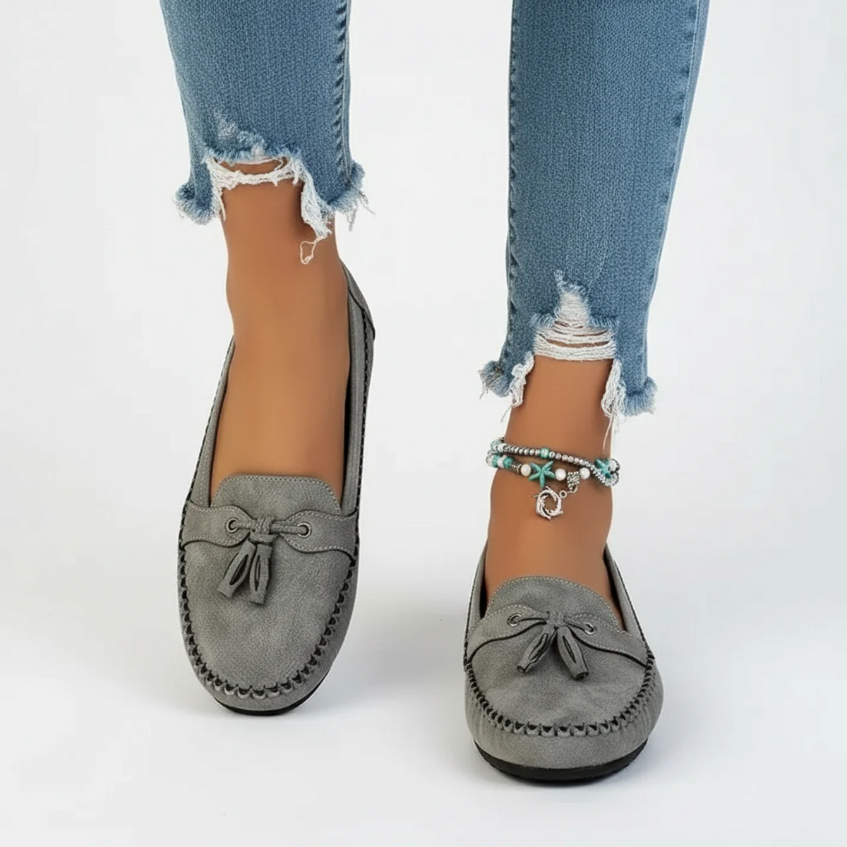 Ortopediska slip-on-loafers