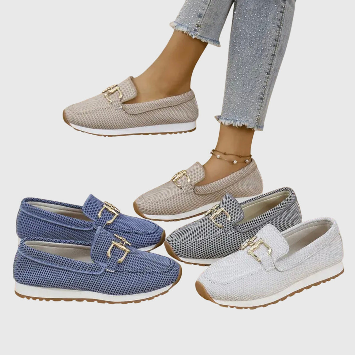 Susie™ | Ortopediska sneakers i mockasinstil