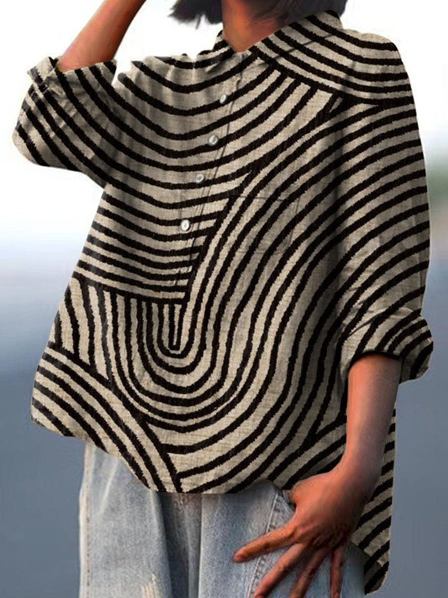 Melina | Elegant Linne Sommarblus