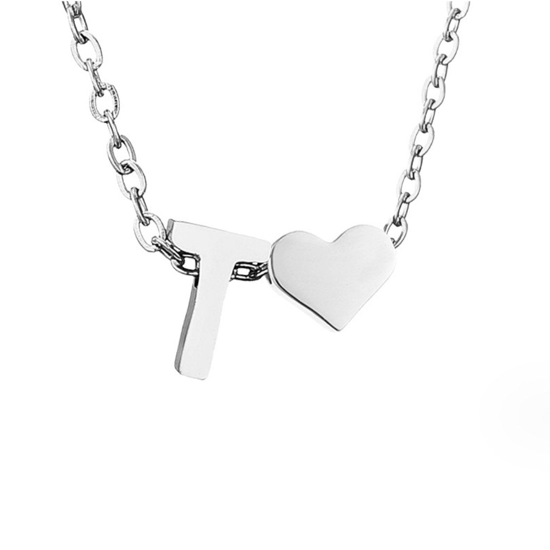 YAHNA | BREV INITIAL SILVER HÄNGSmycke