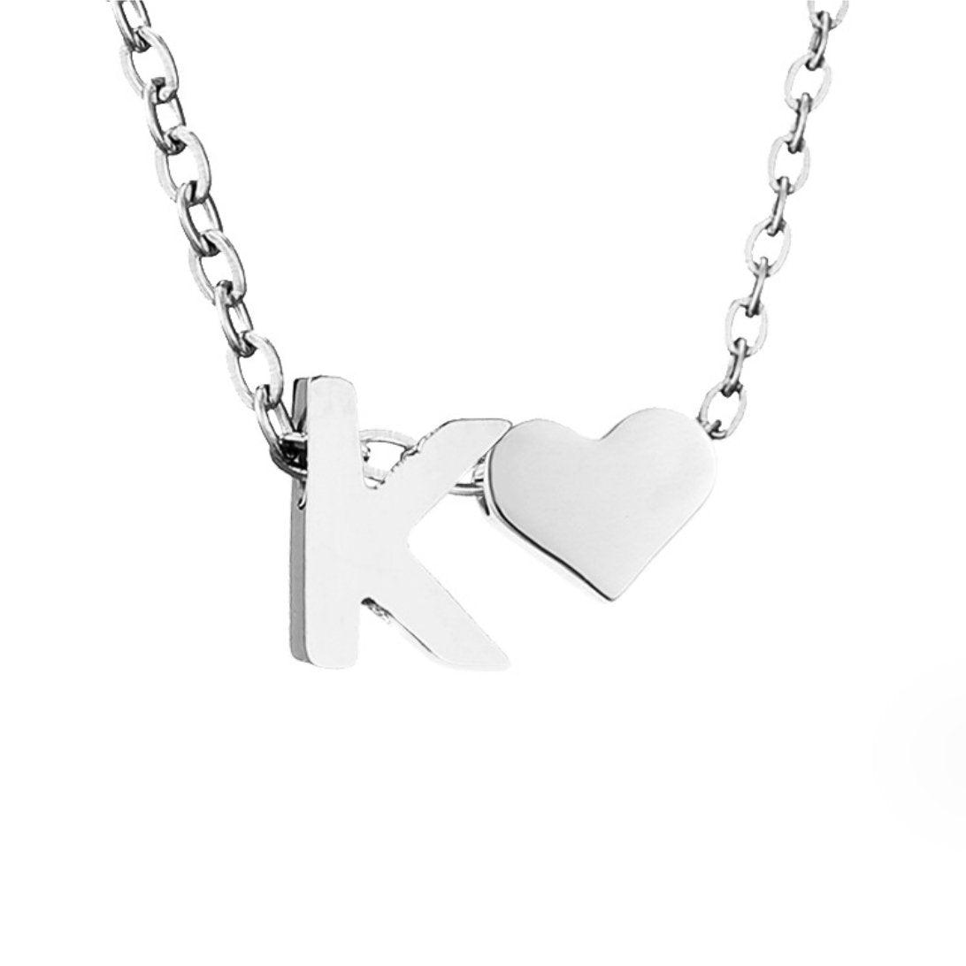 YAHNA | BREV INITIAL SILVER HÄNGSmycke