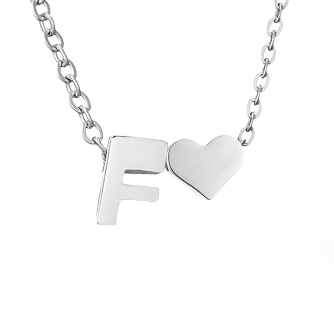 YAHNA | BREV INITIAL SILVER HÄNGSmycke