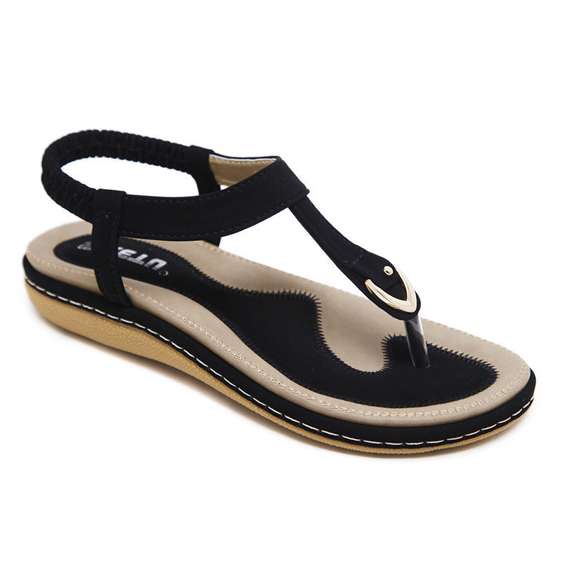 Sandaler med mjuk skumgummisula