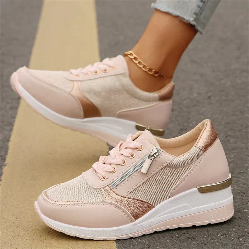 Anite™ – Nya ortopediska sneakers för kvinnor med snörning och sidodragkedja