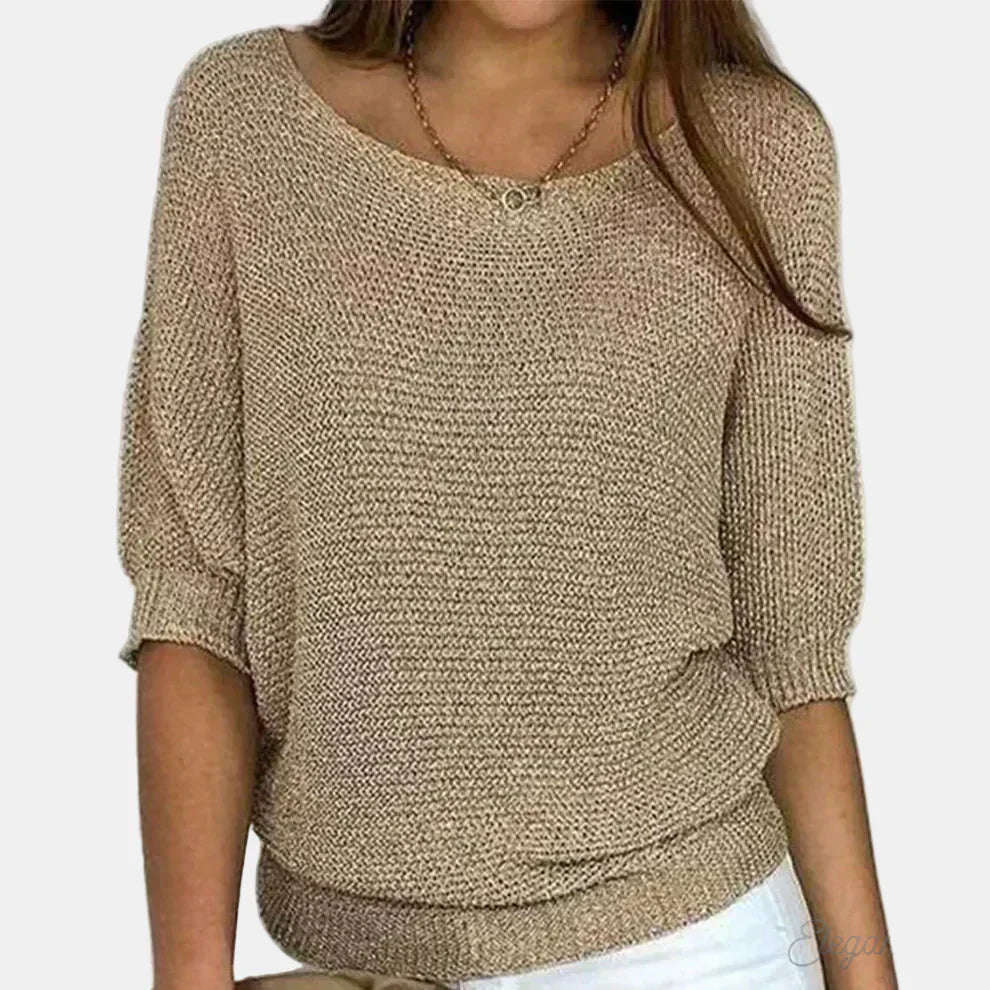 Harper | Chic Stilren Stickad Tröja